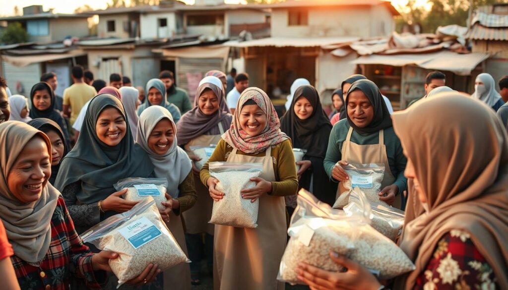 Bagikan Paket Sembako Ramadan