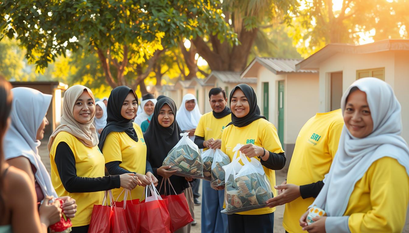 Perkuat Ketahanan Sosial, BRI Group Bagikan Paket Sembako Ramadan