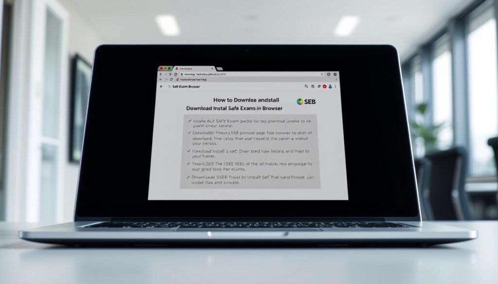 tutorial download Safe Exam Browser